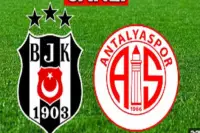 Beşiktaş-Antalyaspor Maçının İlk 11’leri Belli Oldu