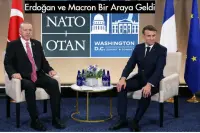 Cumhurbaşkanı Erdoğan ile Macron ABD'de Bir Araya Geldi
