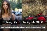 Dünyayı Gezdi Türkiye'de Öldü! Rus YouTuber Tatyana Ozolina Motosiklet Kazasında Can Verdi