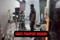 İstanbul’da Sahte Pasaport Baskını!