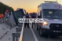 Uşak’ta Beklenmedik Kaza! Yolcu Otobüsü Devrildi: 11 Yaralı