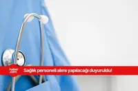 Sözleşmeli sağlık personeli alım ilanı yayınlandı! Farklı kadrolarda personel alınacak