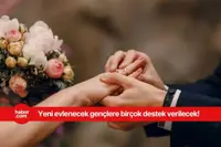 Yeni evlenecek gençlere beyaz eşya ve mobilya desteği verilecek!
