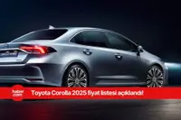 2025 Toyota Corolla Nisan ayı fiyat listesi