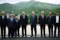 Erdoğan ve Aliyev, Azerbaycan'da Havalimanı Açılışını Gerçekleştirdi