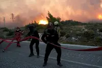 Çeşme'de Başlayan Yangın Hızla Yayıldı