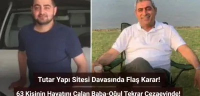63 Kişinin Hayatını Kaybettiği Tutar Yapı Sitesi Davasında Flaş Karar!