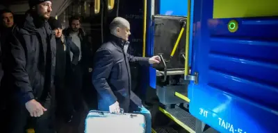 Almanya Başbakanı Olaf Scholz'dan Kiev ziyareti - Trenle geldi, valizini taşıdı