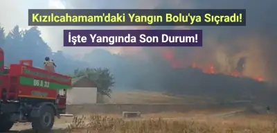 Ankara Kızılcahamam'daki Yangın Bolu Gerede'ye Sıçradı!