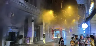 Beyoğlu’nda 9 Katlı Otelde Yangın! Oteldekiler Tahliye Edildi