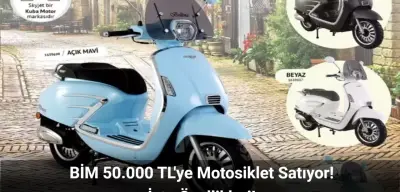 BİM 50.000 TL'ye Motosiklet Satıyor: 125 cc Motosiklet Katalogda Boy Gösterdi