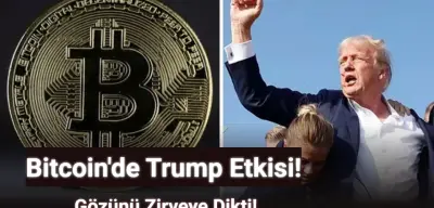 Bitcoin'de Trump Etkisi: Gözünü Zirveye Dikti!