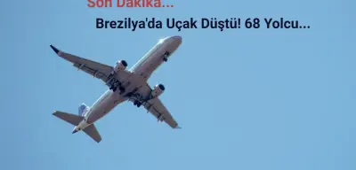 Brezilya'da 68 Yolcu Kapasiteli Uçak Düştü