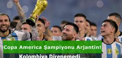 Copa America Şampiyonu Arjantin! Milyonlar Messi’nin Sevincine Ortak Oldu