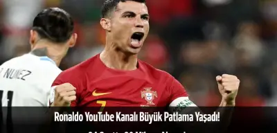 Cristiano Ronaldo YouTube'da 20 Milyon Aboneye Ulaştı! MrBeast'in Rekorunu Kırdı