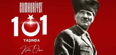 Cumhuriyetimizin 101. Yılını Gururla Kutluyoruz!