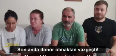 Donör son anda kök hücre naklinden vazgeçti! 20 yaşındaki genç hayata tutunamadı