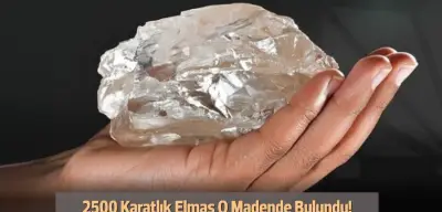 Dünyanın En Büyük Elmaslarından Biri Botsvana'daki Maden Ocağında Bulundu: ‘2500 Karat’