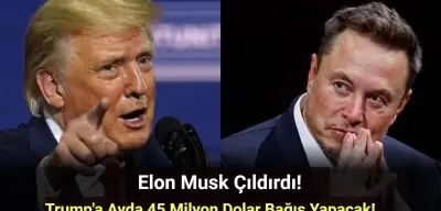 Elon Musk’tan Trump’a Büyük Destek: Ayda 45 Milyon Dolar Bağışlayacak
