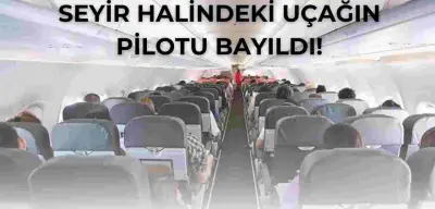 Havada Panik Dolu Anlar! Pilotu Bayılan Uçak Acil İniş Yaptı!