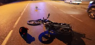 Isparta'da Otomobil ile Motosiklet Çarpıştı: Sürücünün Sağlık Durumu İyi