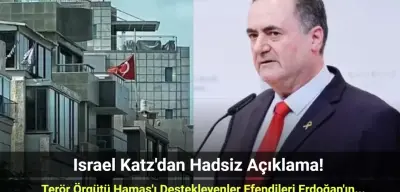Israel Katz Yine Haddini Aştı: "Hamas Terör Örgütünü Kucaklayan Efendileri Erdoğan'ın Yanına Gitsin!"
