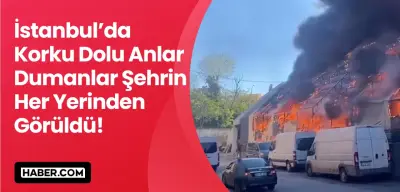 İstanbul Gaziosmanpaşa’da Korkutan Yangın: Dumanlar Şehrin Her Yerinden Görüldü!