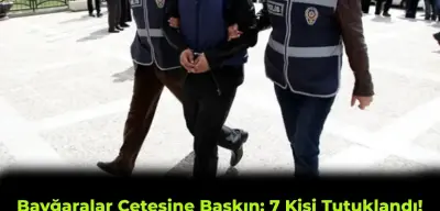 İstanbul’da Suç Örgütü Üyelerine Operasyon Yapıldı: 7 Şüpheli Tutuklandı
