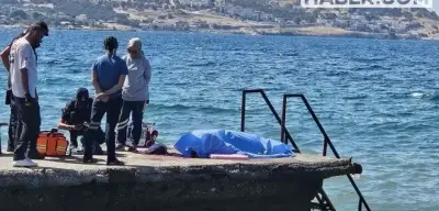 İzmir'de Feci Ölüm: İskeleden Denize Atlarken Dibe Çakıldı