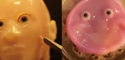 Japonlar Kendini Aştı! İnsansı Deriye Sahip Robot Geliştirdiler!