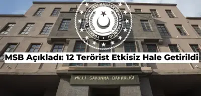 MSB Açıkladı: Kuzey Irak’ta 12 PKK’lı Terörist Öldürüldü