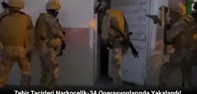 Narkoçelik-34 Operasyonlarında 11 İlde 100 Tutuklama