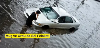 Ordu ve Muş'ta Sel Felaketi! 2 Kişi Hayatını Kaybetti