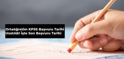 ÖSYM Duyurdu: 2024 Ortaöğretim KPSS Geç Başvuru Süresi Uzatıldı
