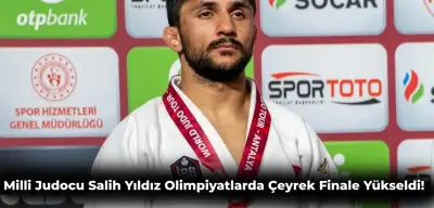 Paris Olimpiyatları | Milli Judocu Salih Yıldız Çeyrek Finale Yükseldi!