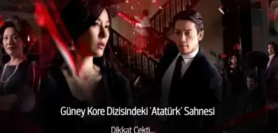 Red Swan Adlı Ünlü Kore Dizisindeki 'Atatürk' Sahnesi Dikkat Çekti