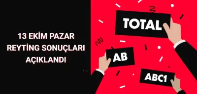 Reyting Sonuçları 13 Ekim 2024 Pazar: Dünün Reyting Birincisi Kim Oldu?