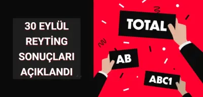 Reyting Sonuçları 30 Eylül 2024 Pazartesi: Dünün Reyting Birincisi Kim Oldu?