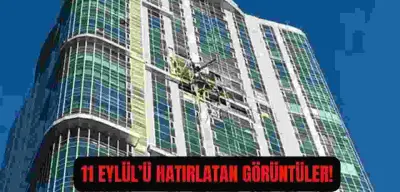 Rusya’da 11 Eylül’ü Anımsatan Görüntüler! 37 Katlı Binaya Saldırı!