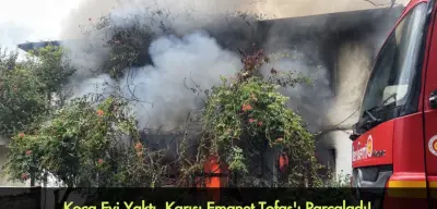 Sakarya’da Eşlerin Kavgası Faciayla Sonuçlandı: Biri Evi Yaktı, Diğeri Emanet Tofaş'ı Parçaladı!