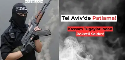Tel Aviv'de Patlama Sesleri Duyuldu! Hamas'tan İsrail'e İki Roketli Saldırı