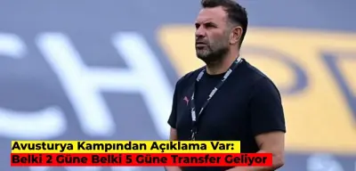 Transfer Haberini Okan Buruk Duyurdu: Görüşmeler Devam Ediyor 2 Güne Geliyor!