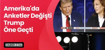 Trump ve Harris Arasındaki Yarış Kızışıyor: Son Anketlerde Trump Öne Geçti!