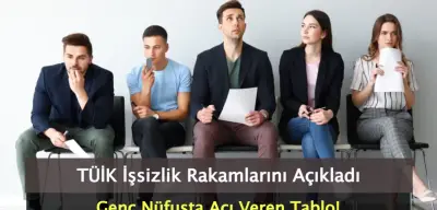 TÜİK İşsizlik Rakamlarını Açıkladı: Genç Nüfusta Acı Veren Tablo!