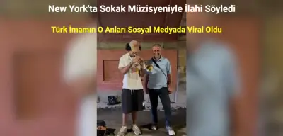 Türk İmam ABD'de Sokak Müzisyenleriyle İlahi ve Kaside Seslendirdi