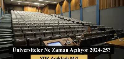 Üniversiteler Ne Zaman Açılıyor 2024-25? YÖK Açıkladı Mı?