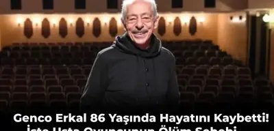Usta Sanatçı Genco Erkal 86 Yaşında Vefat Etti! İşte Ölüm Sebebi
