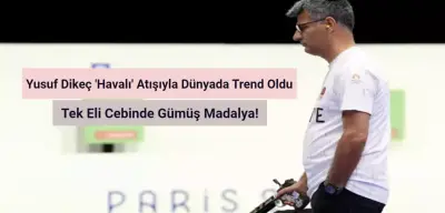 Yusuf Dikeç Olimpiyatlara 'Havalı Atışıyla' Damga Vurdu! Tek Eli Cebinde Gümüş Madalya Kazandı
