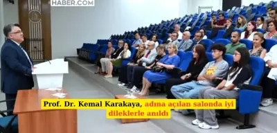Zonguldak BEÜ Tıp Fakültesi, Prof. Dr. Kemal Karakaya Adına Yeni Amfi ve Toplantı Salonu Açtı
