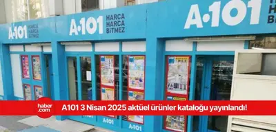 A101 3 Nisan 2025 aktüel ürünler kataloğu